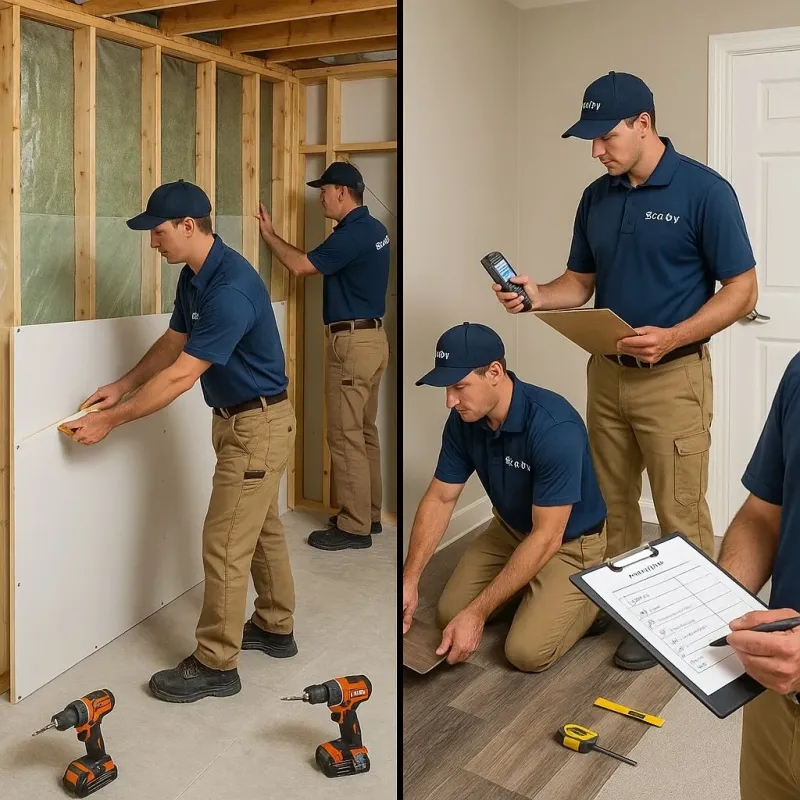 Repairs and Reconstruction process in Taylor County, KY